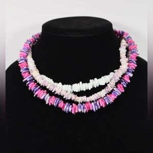 🌸 2/$25 Set of Three Vintage Puka Shell Necklaces